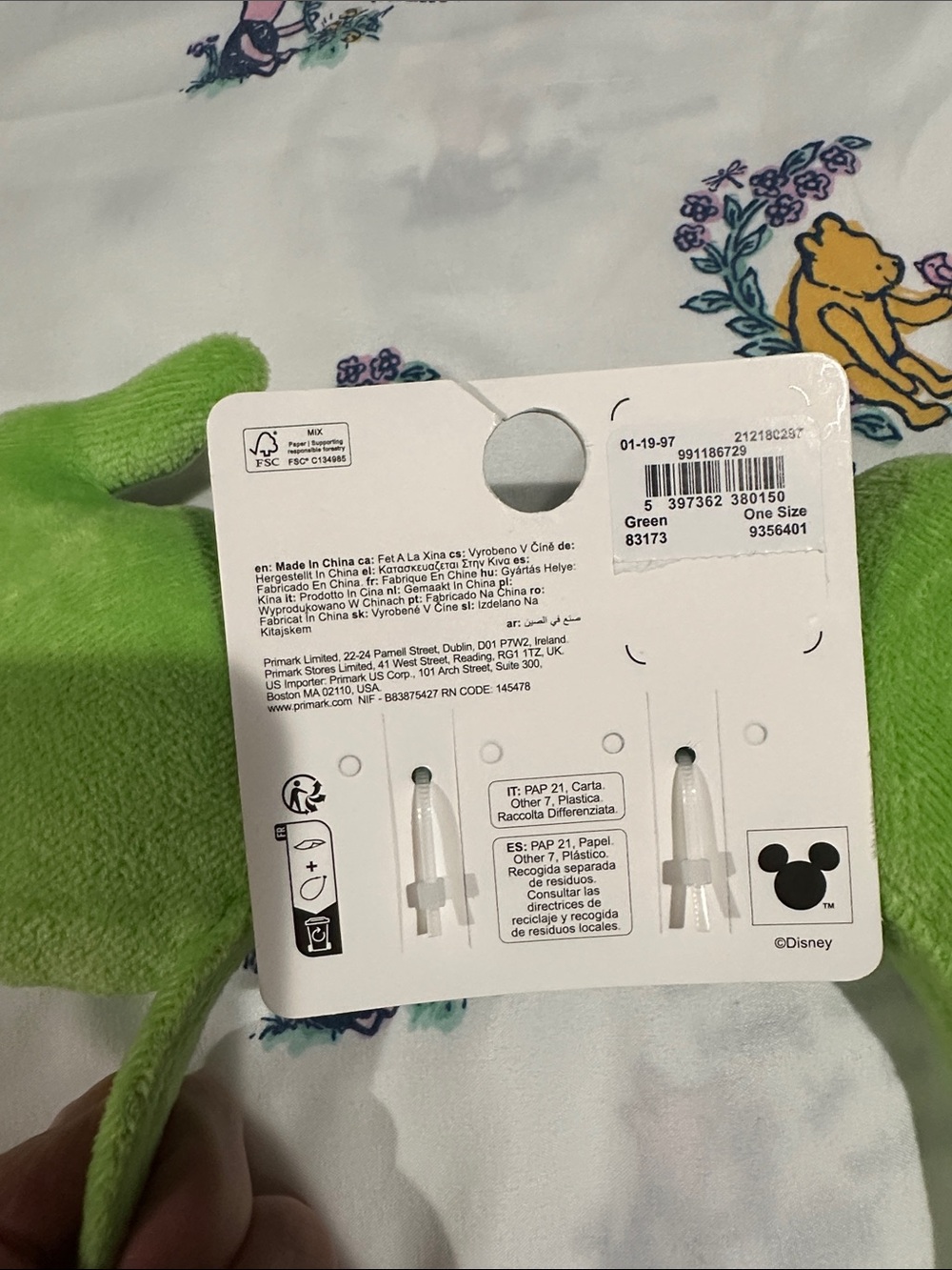 Oogie Boogie Disney Nightmare Before Christmas Boogie Plush Headband x Primark - Picture 6 of 6